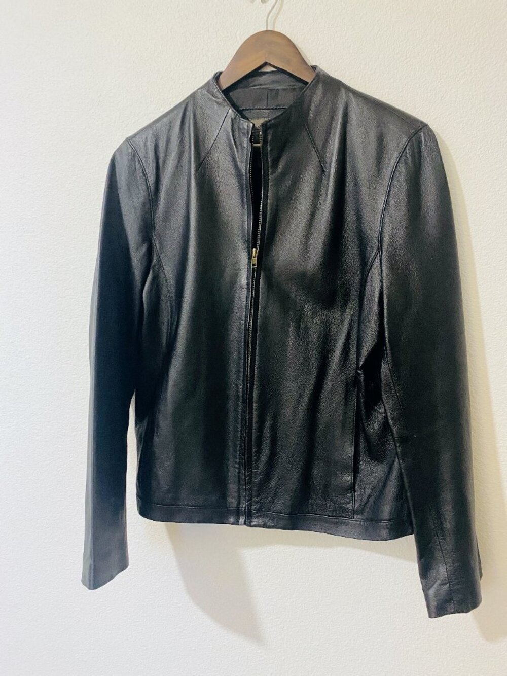 Black Leather Jacket, Medium
